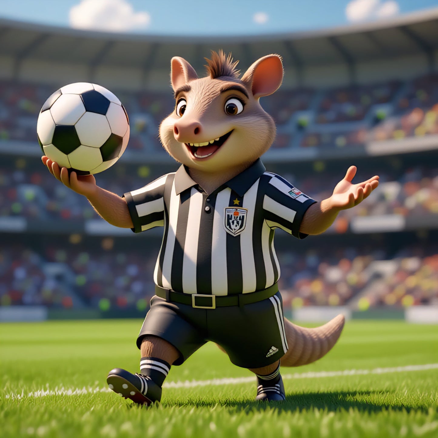 Armadillo Soccer Referee T Shirt | Custom made by  Dead-Armadillo.com™ | World Cup | Don't Get a Red Card