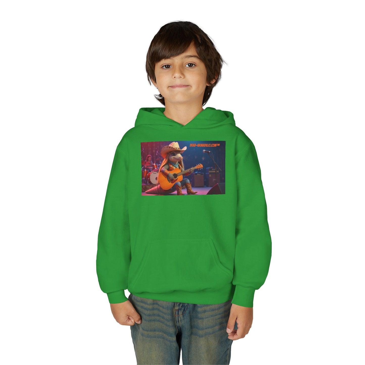 Custom Fleece Hoodie | created by Dead-Armadillo.com™ | Unisex Midweight | Kids Sized | Softstyle Fleece Hoodie