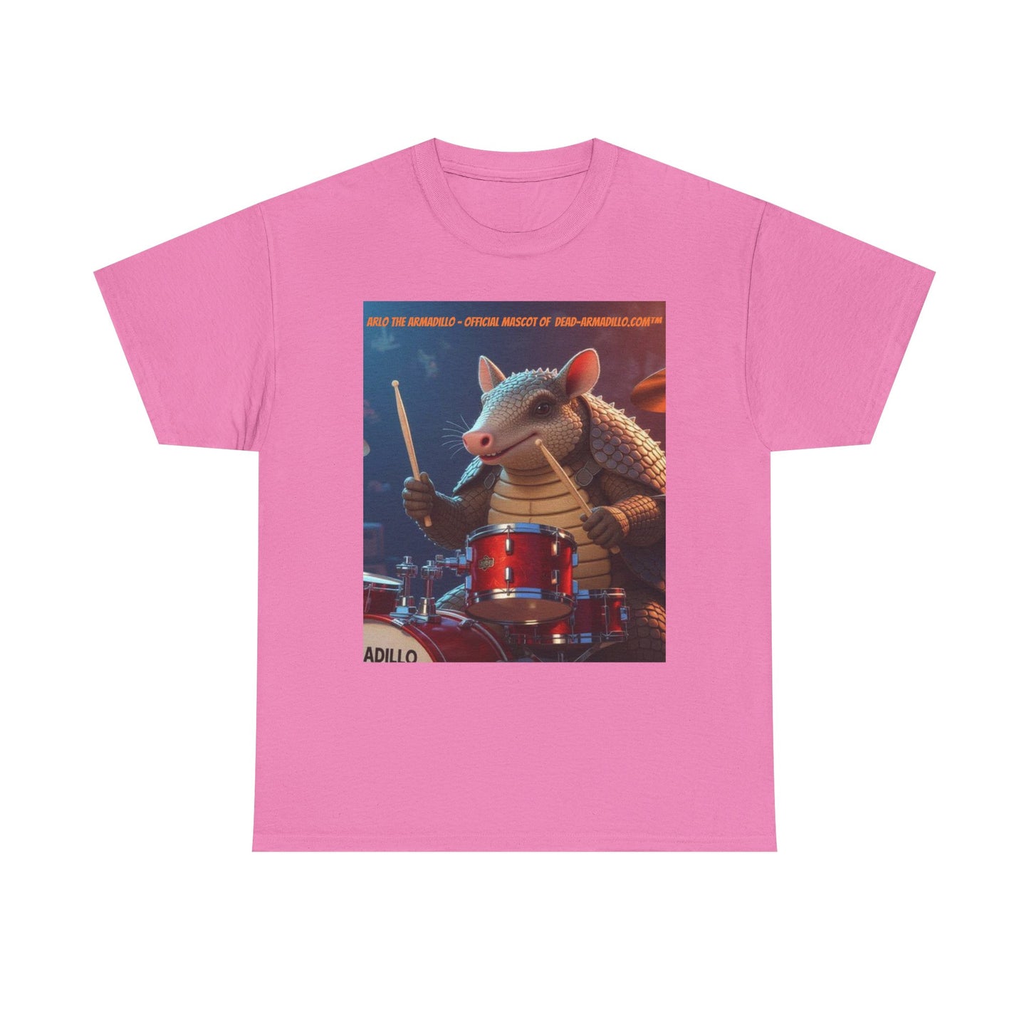 Arlo the Drumming Armadillo | Official Business Mascot | T-Shirt