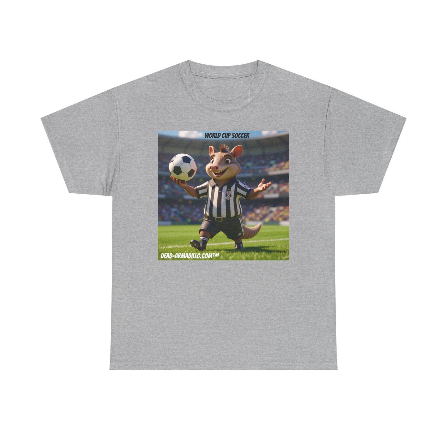 World Cup Soccer Graphic Tee | Referee | Custom made by Dead-Armadillo.com™ | Unisex Cotton T-Shirt | Sports Fans | Casual Wear | Gift for Soccer Lovers | Fun Sports Apparel"