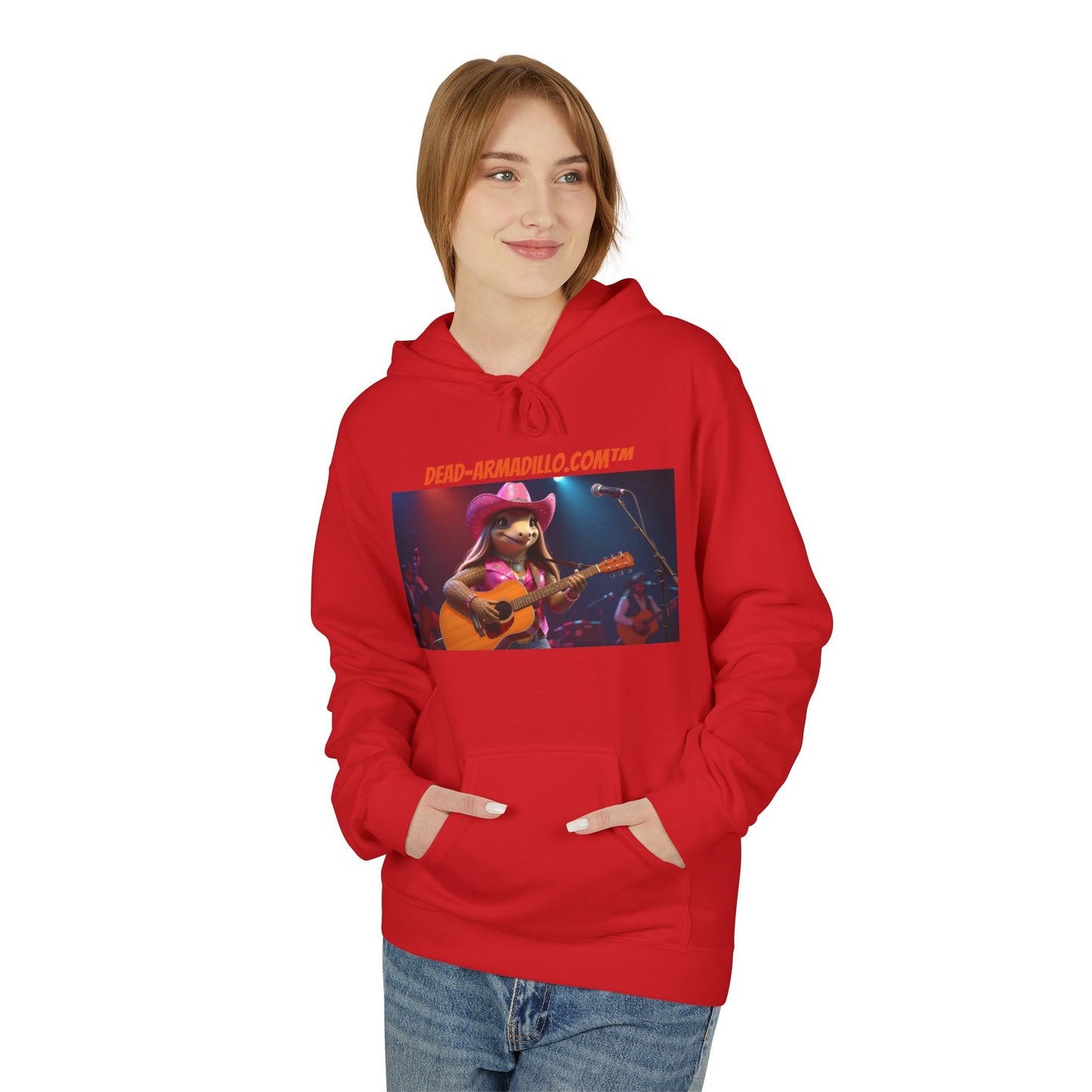 Custom Fleece Hoodie | created by Dead-Armadillo.com™ | Unisex Midweight | Adult Sized | Softstyle Fleece Hoodie