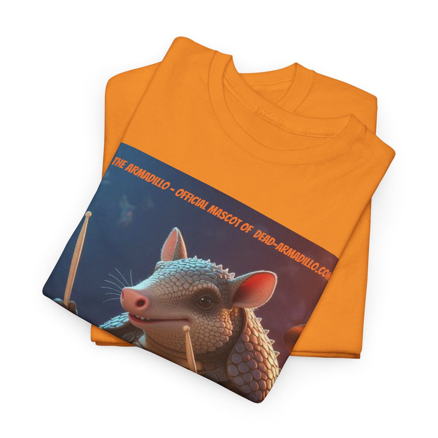 Arlo the Drumming Armadillo | Official Business Mascot | T-Shirt