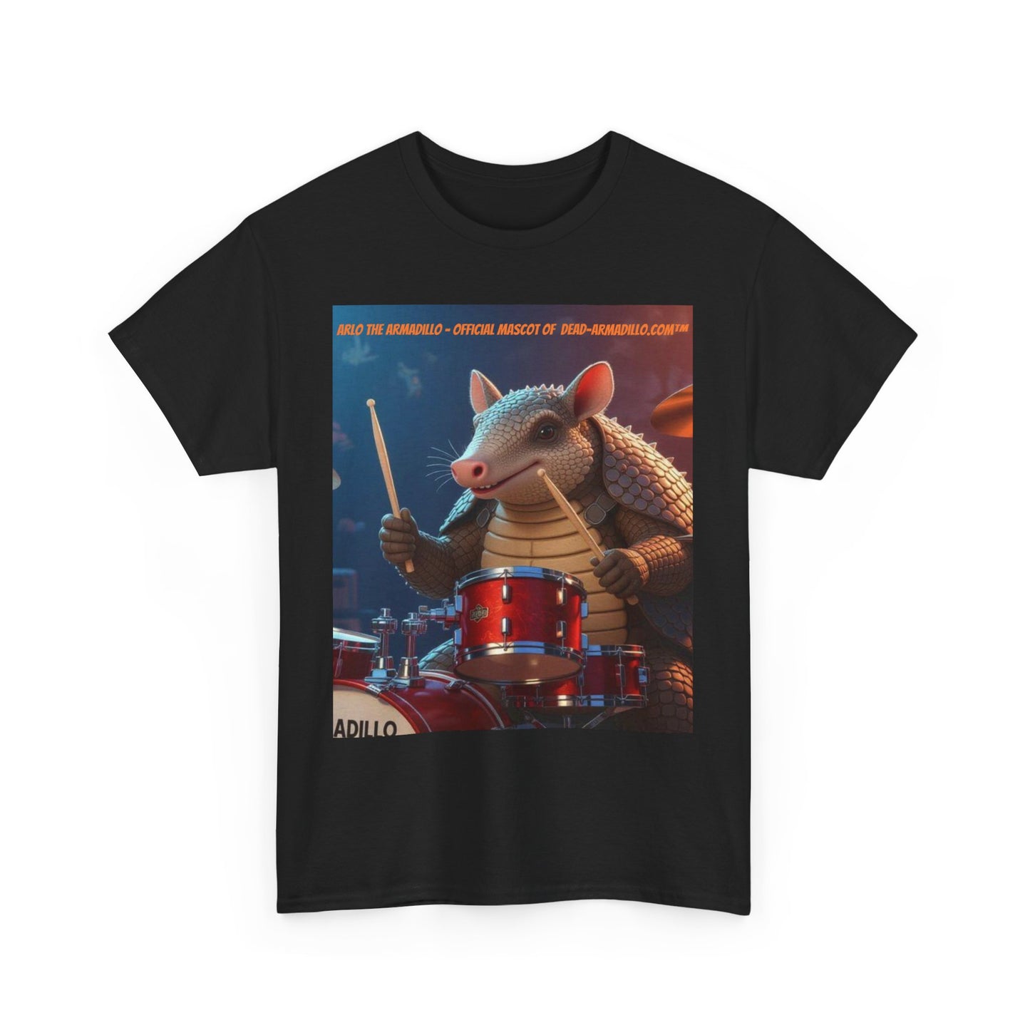 Arlo the Drumming Armadillo | Official Business Mascot | T-Shirt