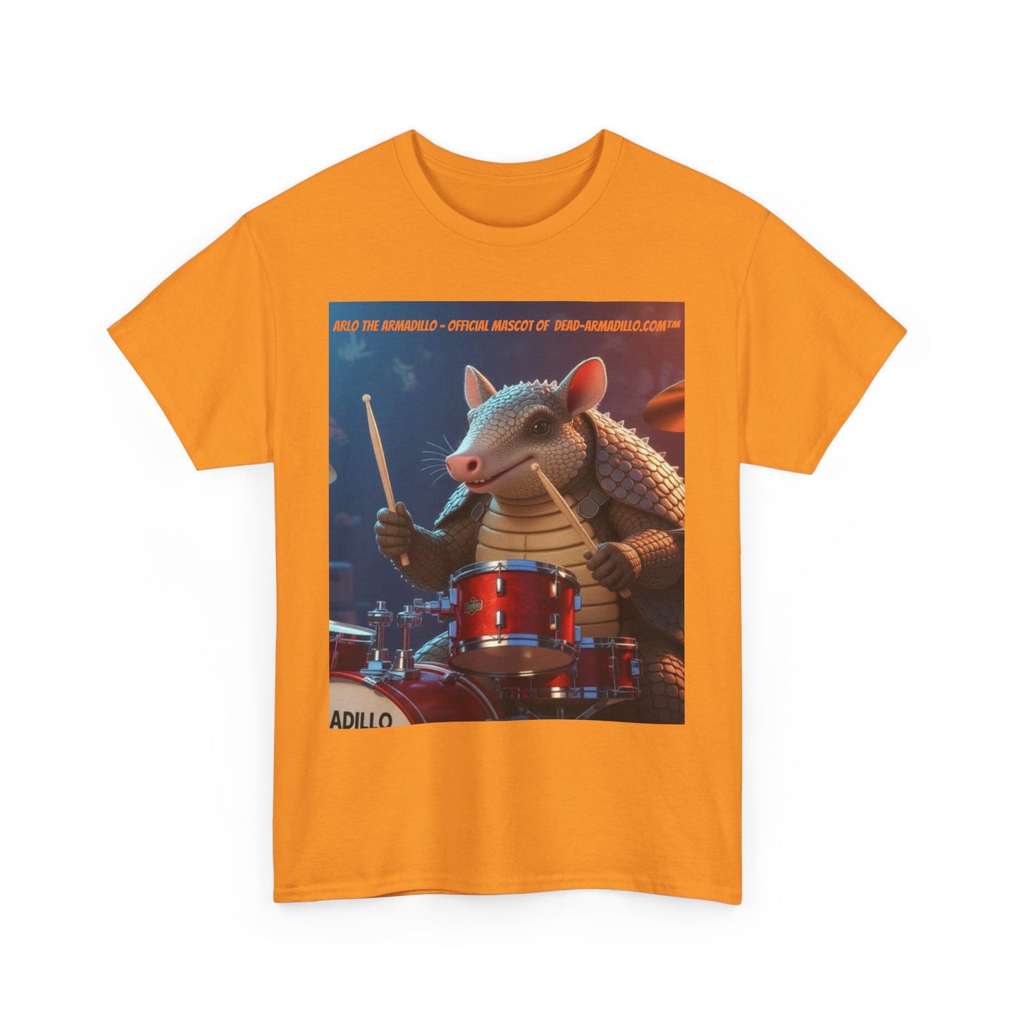 Arlo the Drumming Armadillo | Official Business Mascot | T-Shirt