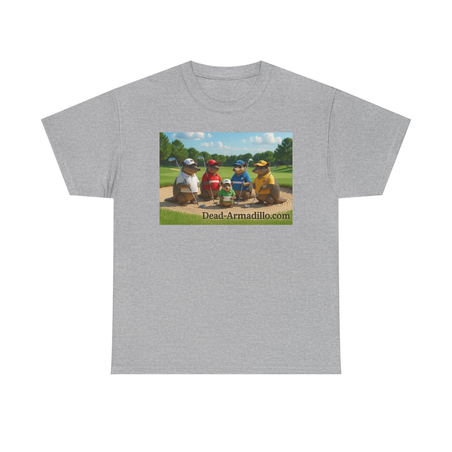 "Armadillo Golf T-Shirt | Funny Golf Gift | Great Day Group Photo Tee | Casual Wear| Birthday Celebrations | Unique Gift Idea | Graphic Tee"