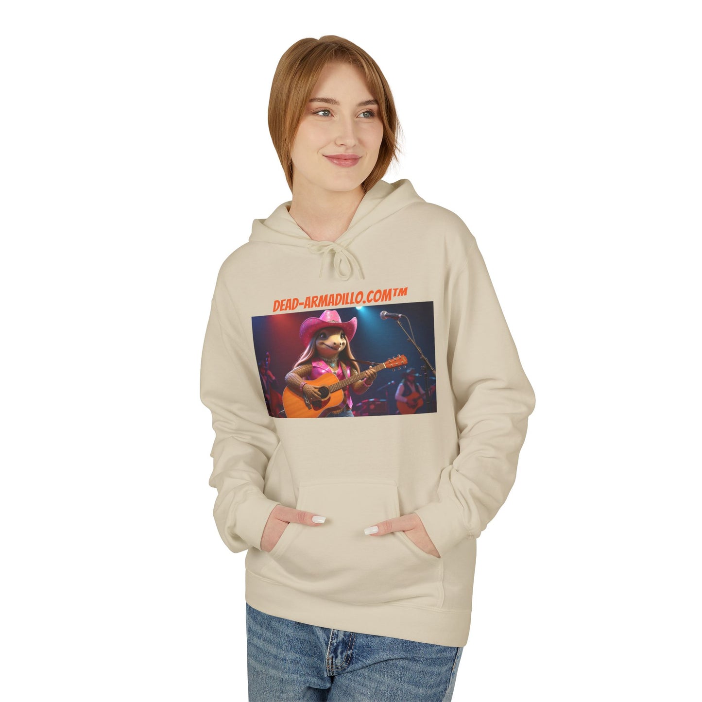 Custom Fleece Hoodie | created by Dead-Armadillo.com™ | Unisex Midweight | Adult Sized | Softstyle Fleece Hoodie