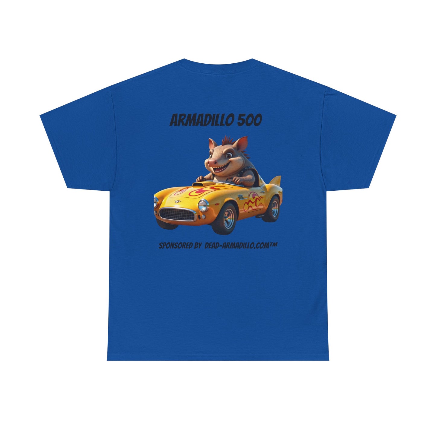 Dead-Armadillo.com | Car Racing Team | Fun Gift for Car Lovers | Unisex Cotton Shirt for Birthdays, Casual Wear, Road Trip Tee