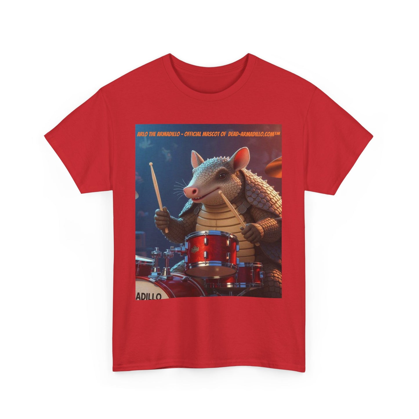 Arlo the Drumming Armadillo | Official Business Mascot | T-Shirt