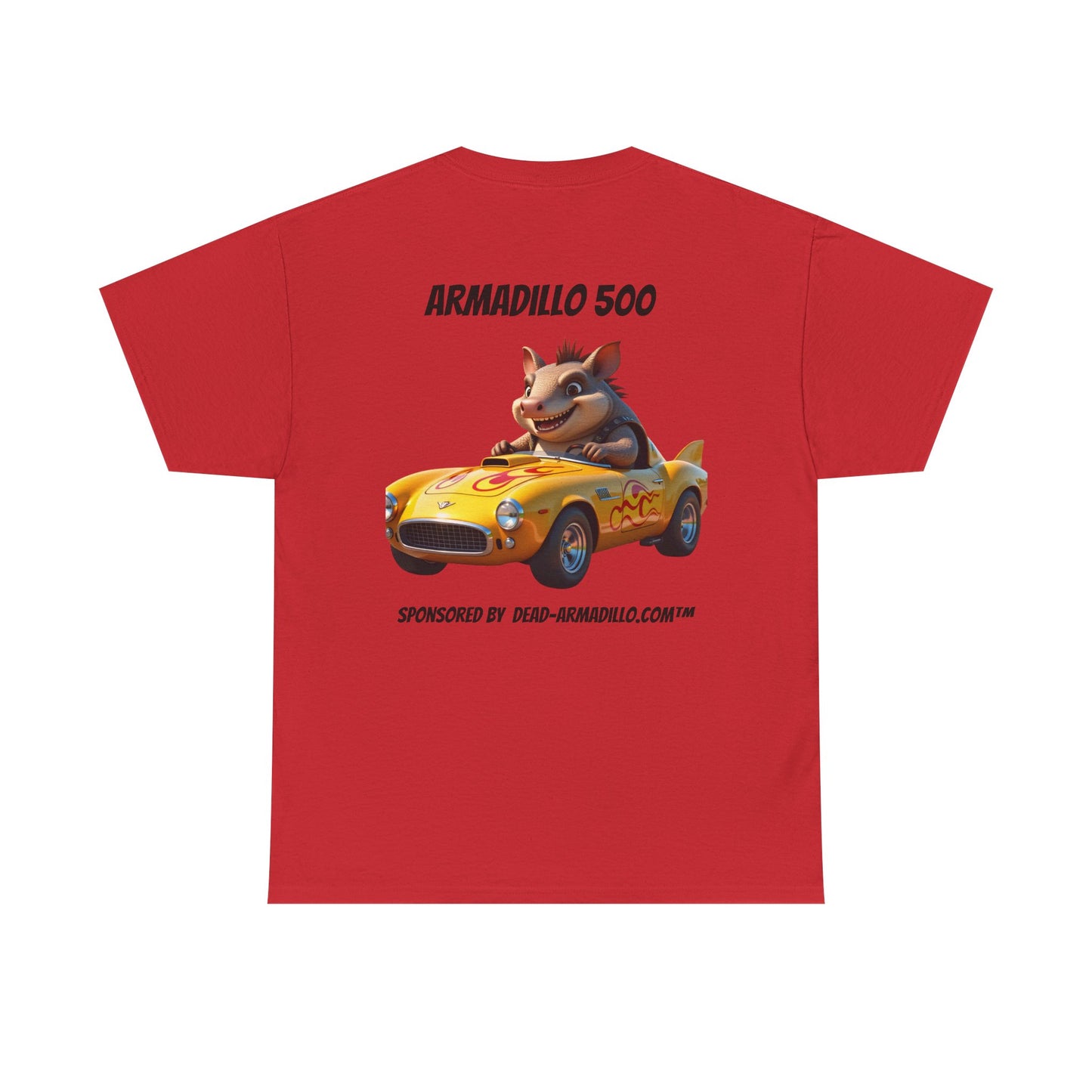 Dead-Armadillo.com | Car Racing Team | Fun Gift for Car Lovers | Unisex Cotton Shirt for Birthdays, Casual Wear, Road Trip Tee