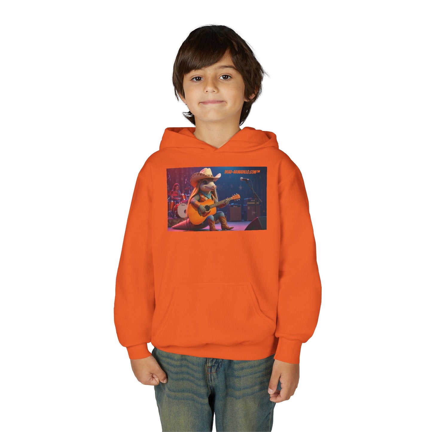 Custom Fleece Hoodie | created by Dead-Armadillo.com™ | Unisex Midweight | Kids Sized | Softstyle Fleece Hoodie