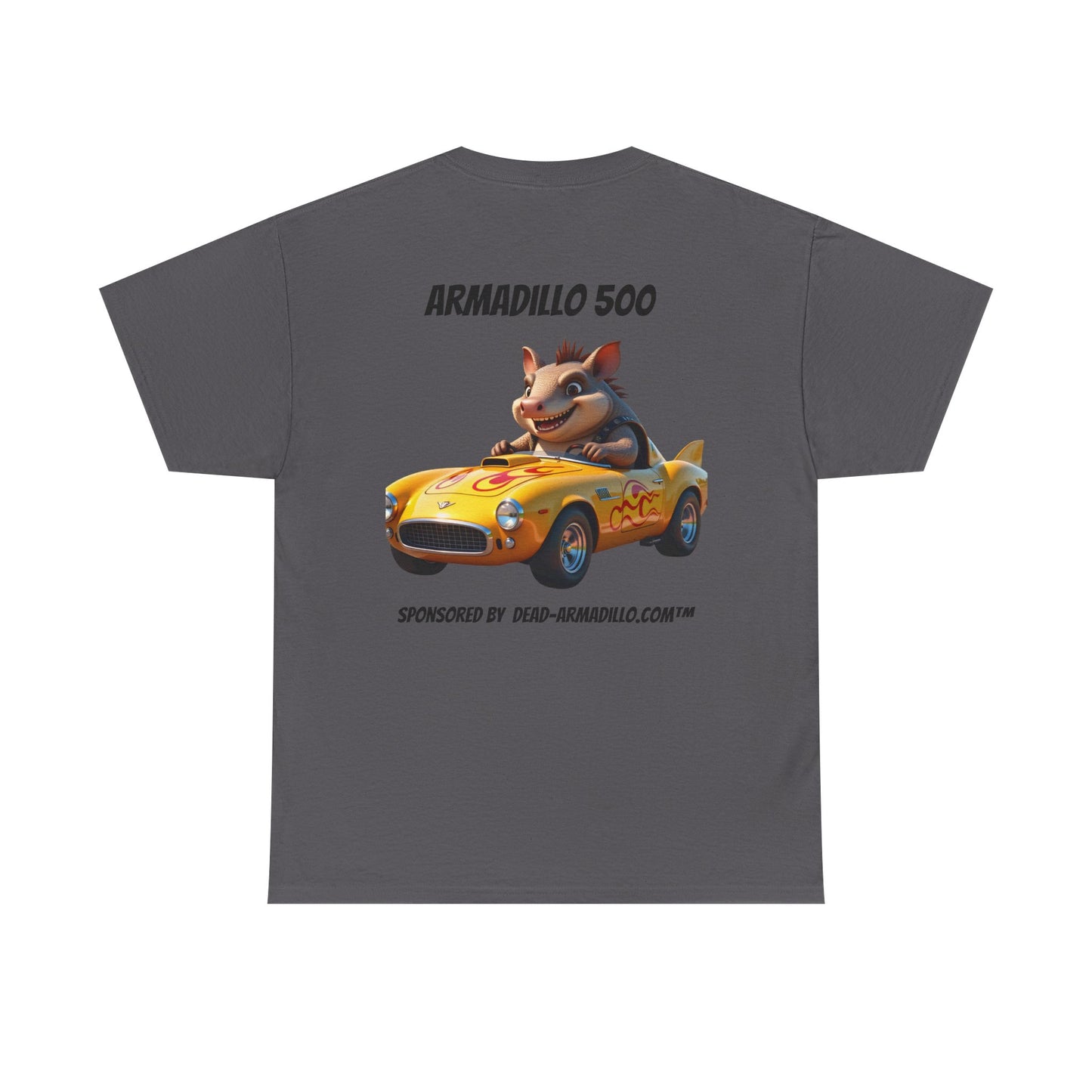 Dead-Armadillo.com | Car Racing Team | Fun Gift for Car Lovers | Unisex Cotton Shirt for Birthdays, Casual Wear, Road Trip Tee