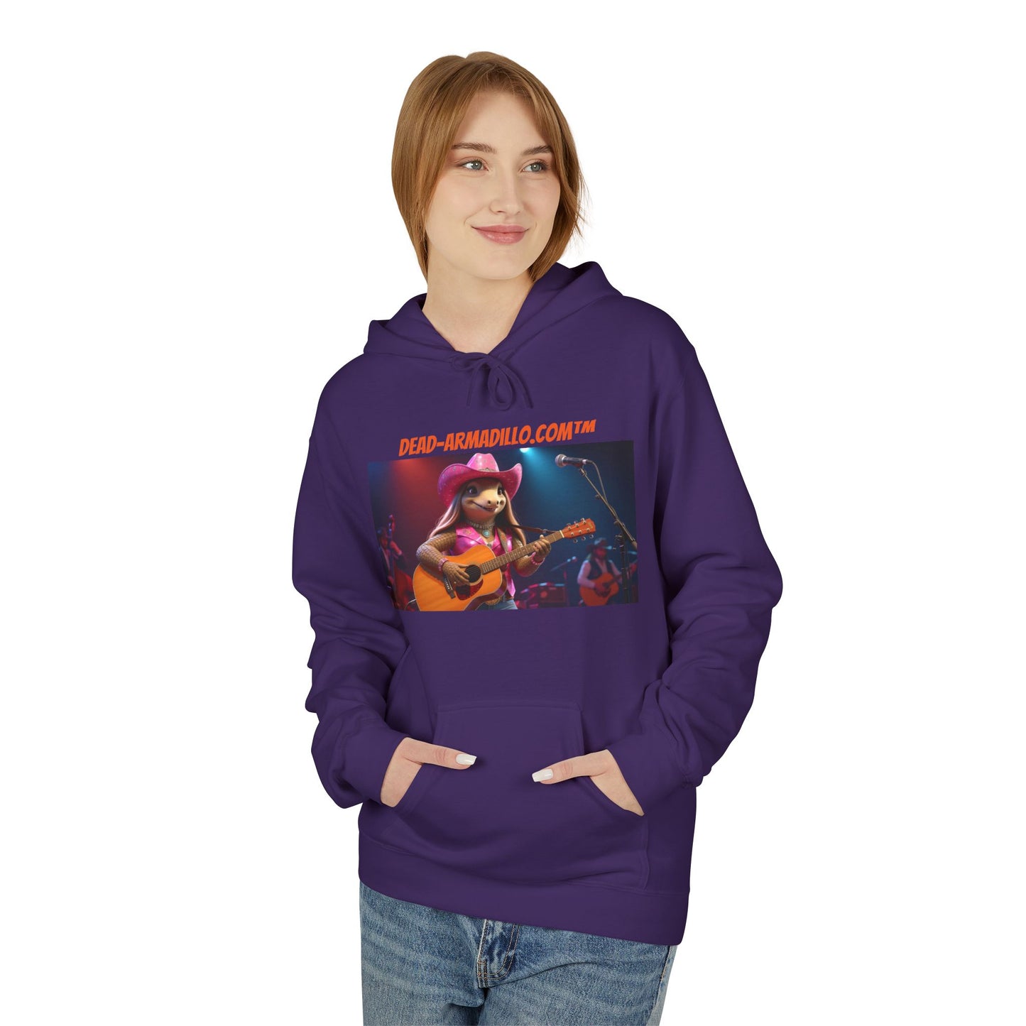 Custom Fleece Hoodie | created by Dead-Armadillo.com™ | Unisex Midweight | Adult Sized | Softstyle Fleece Hoodie