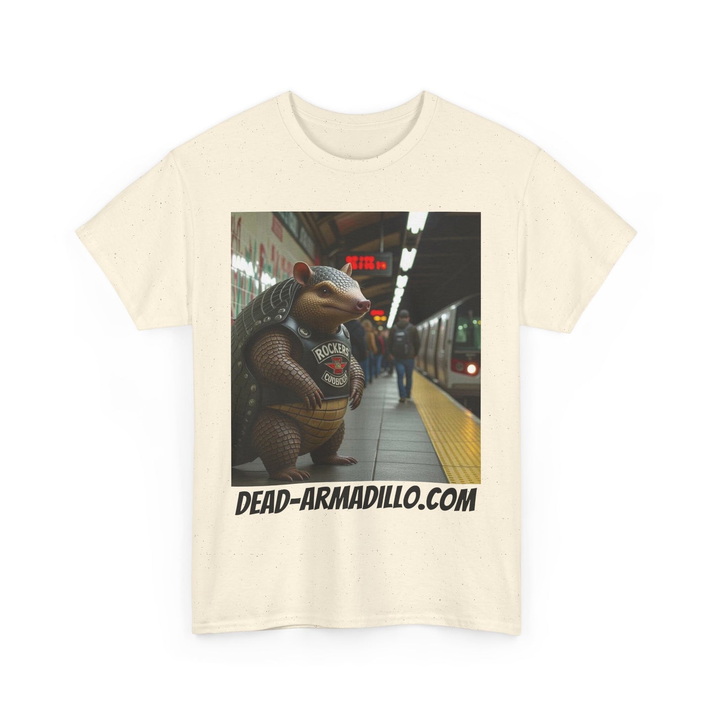 Graphic Tee | Armadillo Riding NYC Subway -| I Love New York | Quirky & Whimsical themed custom tees