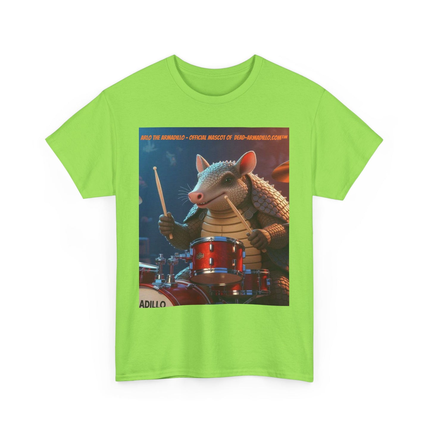 Arlo the Drumming Armadillo | Official Business Mascot | T-Shirt