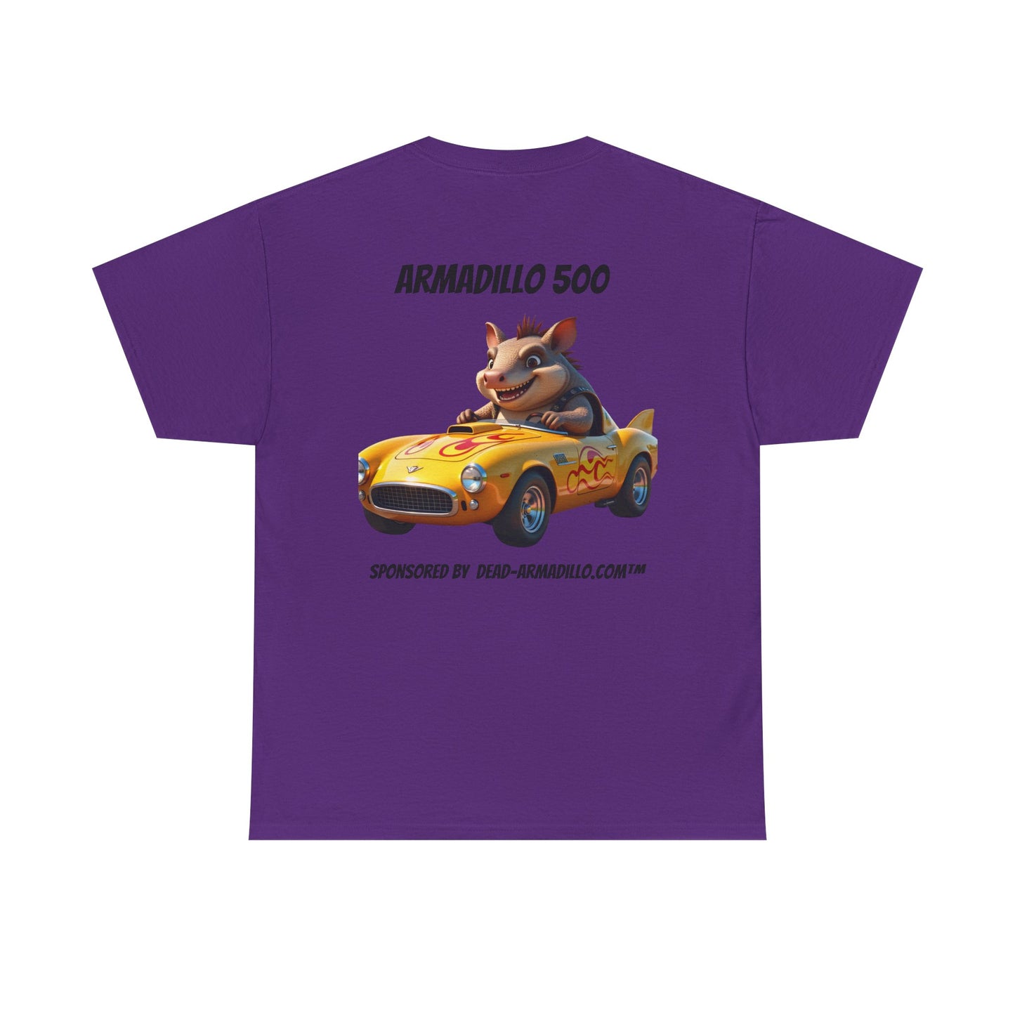 Dead-Armadillo.com | Car Racing Team | Fun Gift for Car Lovers | Unisex Cotton Shirt for Birthdays, Casual Wear, Road Trip Tee