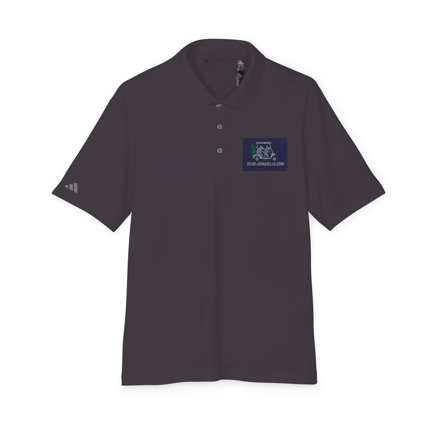Polo Shirt | Armadillo Themed | Custom Embroidered Adidas | Unisex Golf Polo |