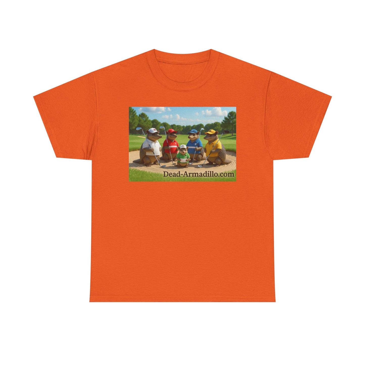 "Armadillo Golf T-Shirt | Funny Golf Gift | Great Day Group Photo Tee | Casual Wear| Birthday Celebrations | Unique Gift Idea | Graphic Tee"