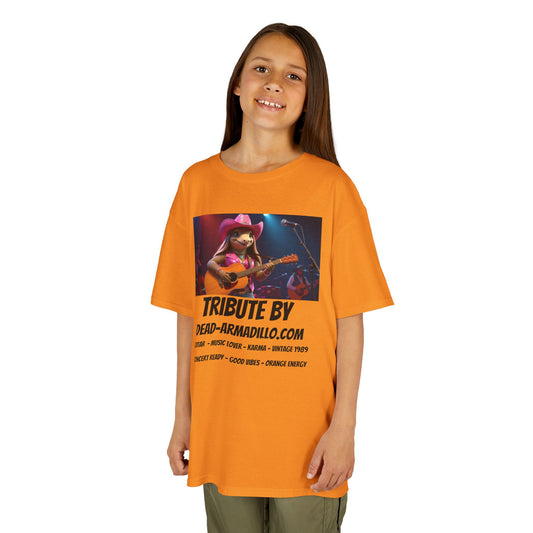 "Kids Tribute | Fun Concert Shirt | Music Lover Gift | Birthday Celebration Attire | Casual Kids-wear | Gildan 5000B"