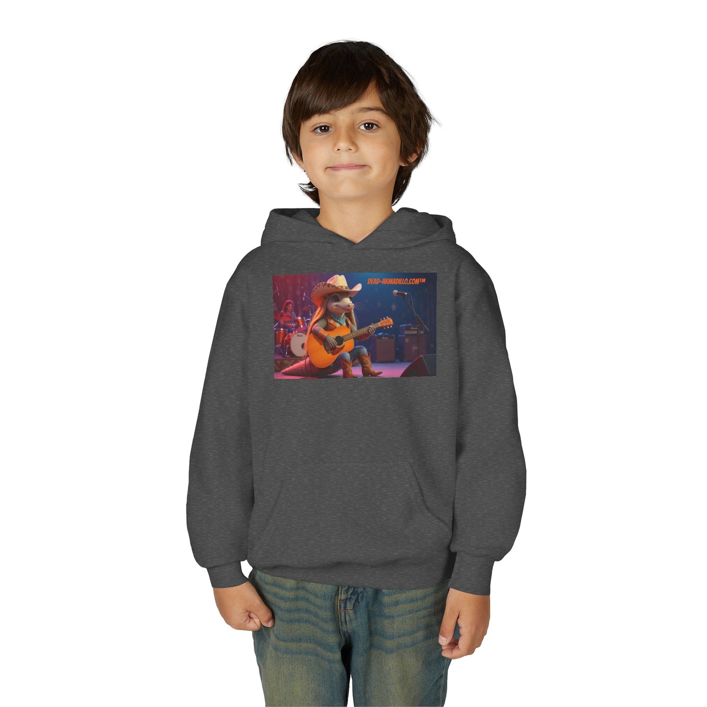 Custom Fleece Hoodie | created by Dead-Armadillo.com™ | Unisex Midweight | Kids Sized | Softstyle Fleece Hoodie