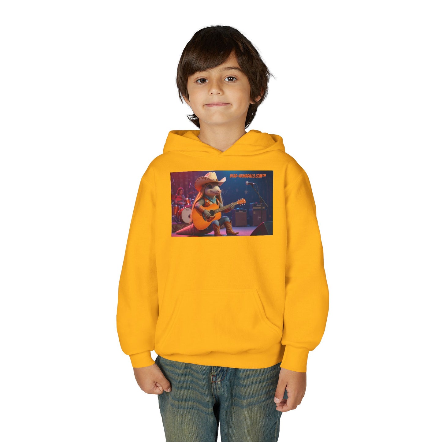 Custom Fleece Hoodie | created by Dead-Armadillo.com™ | Unisex Midweight | Kids Sized | Softstyle Fleece Hoodie