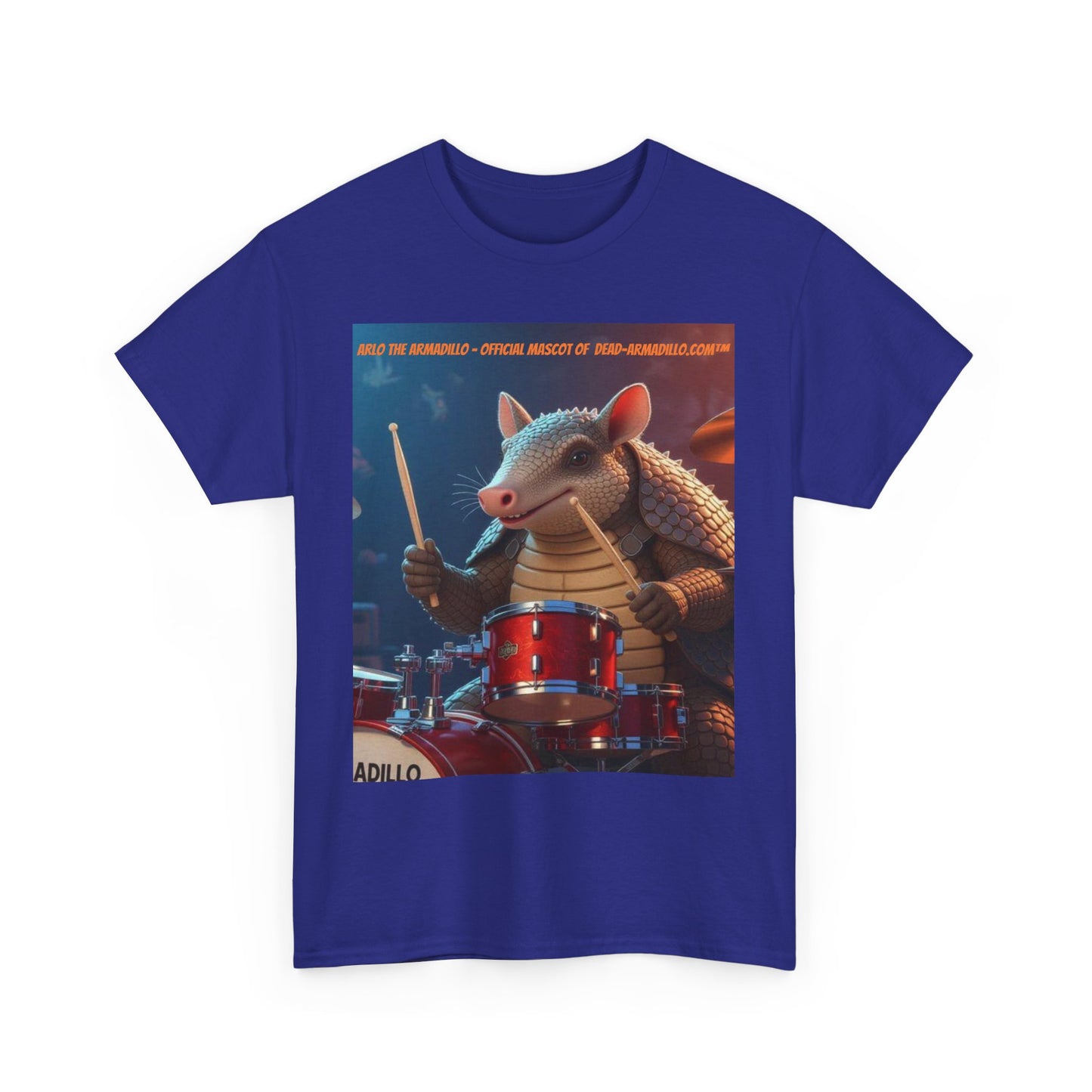 Arlo the Drumming Armadillo | Official Business Mascot | T-Shirt