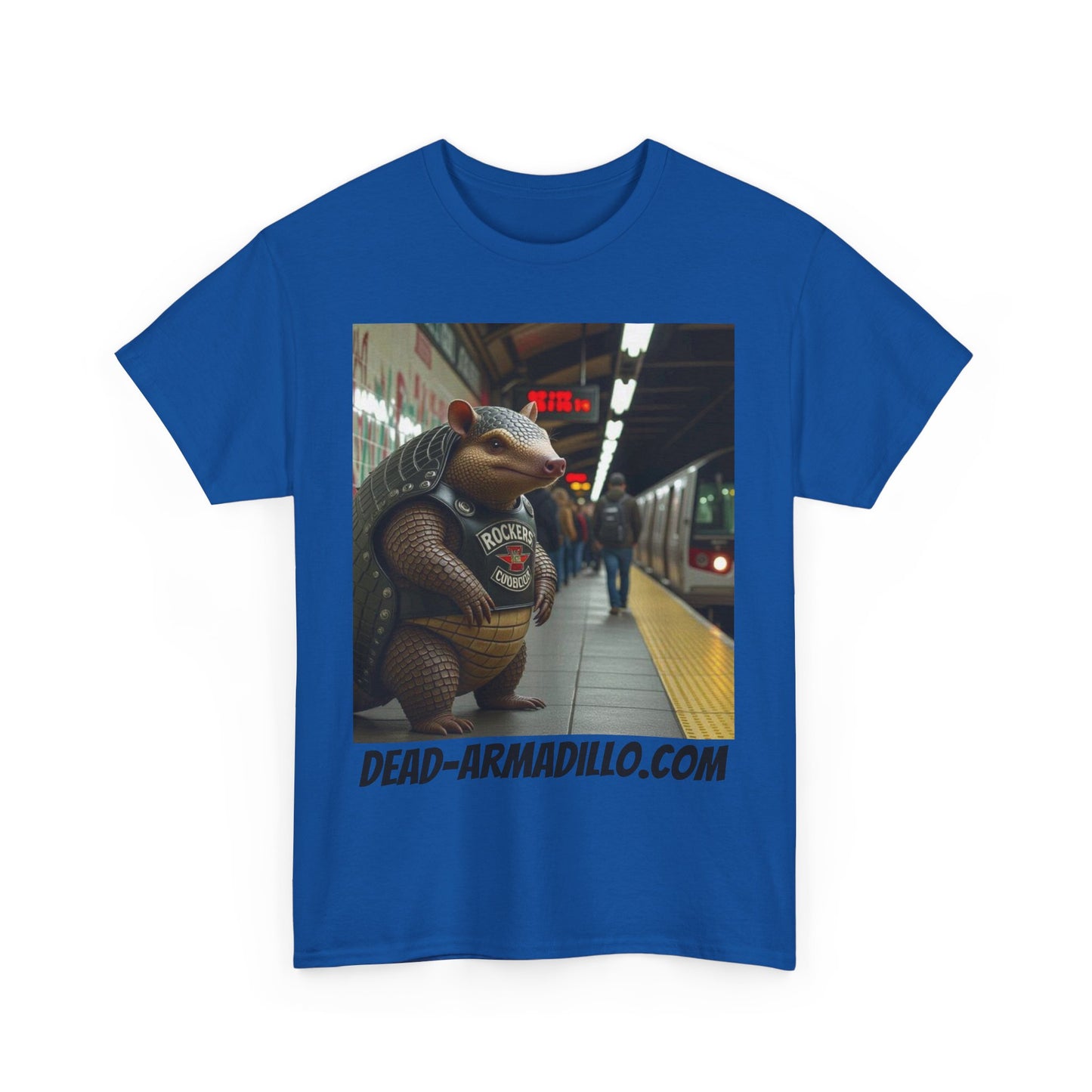 Graphic Tee | Armadillo Riding NYC Subway -| I Love New York | Quirky & Whimsical themed custom tees