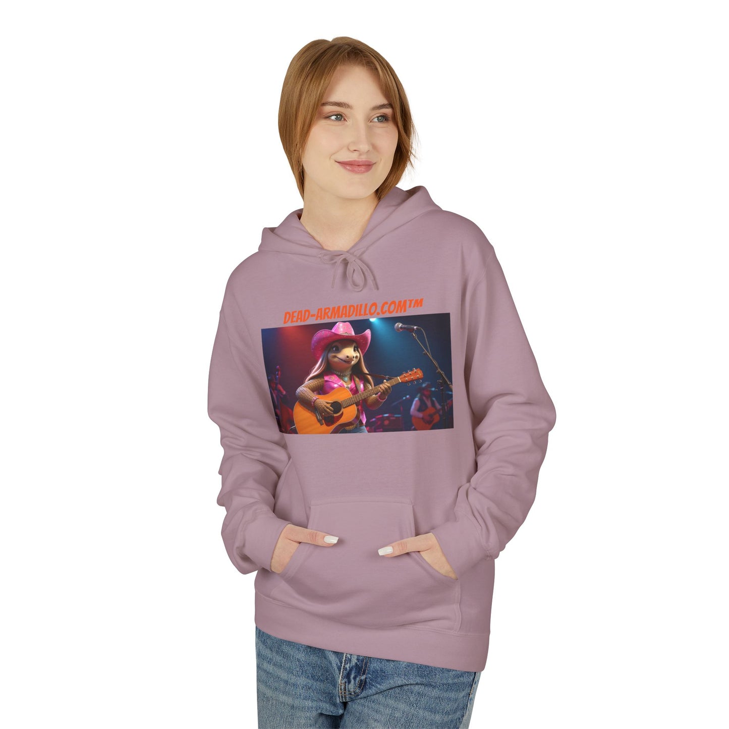 Custom Fleece Hoodie | created by Dead-Armadillo.com™ | Unisex Midweight | Adult Sized | Softstyle Fleece Hoodie