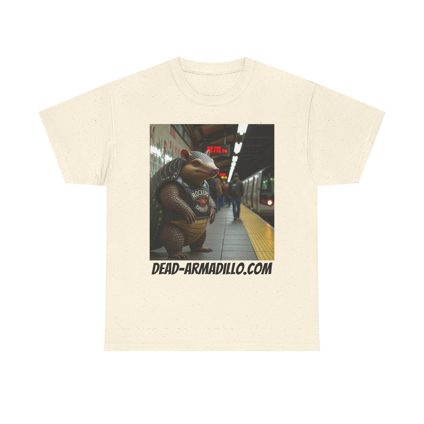 Graphic Tee | Armadillo Riding NYC Subway -| I Love New York | Quirky & Whimsical themed custom tees