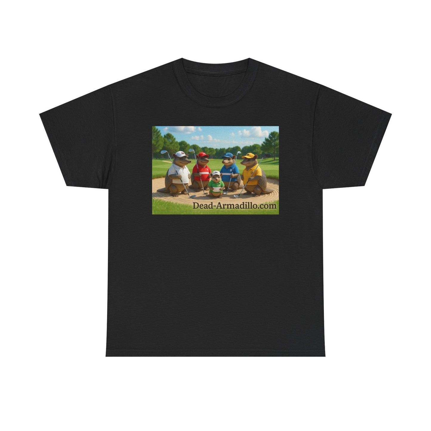 "Armadillo Golf T-Shirt | Funny Golf Gift | Great Day Group Photo Tee | Casual Wear| Birthday Celebrations | Unique Gift Idea | Graphic Tee"