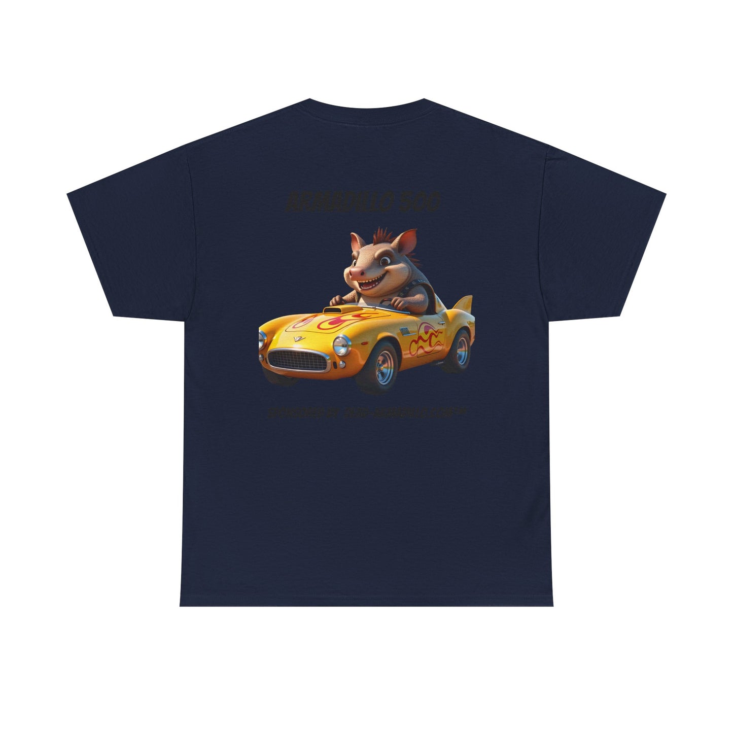 Dead-Armadillo.com | Car Racing Team | Fun Gift for Car Lovers | Unisex Cotton Shirt for Birthdays, Casual Wear, Road Trip Tee