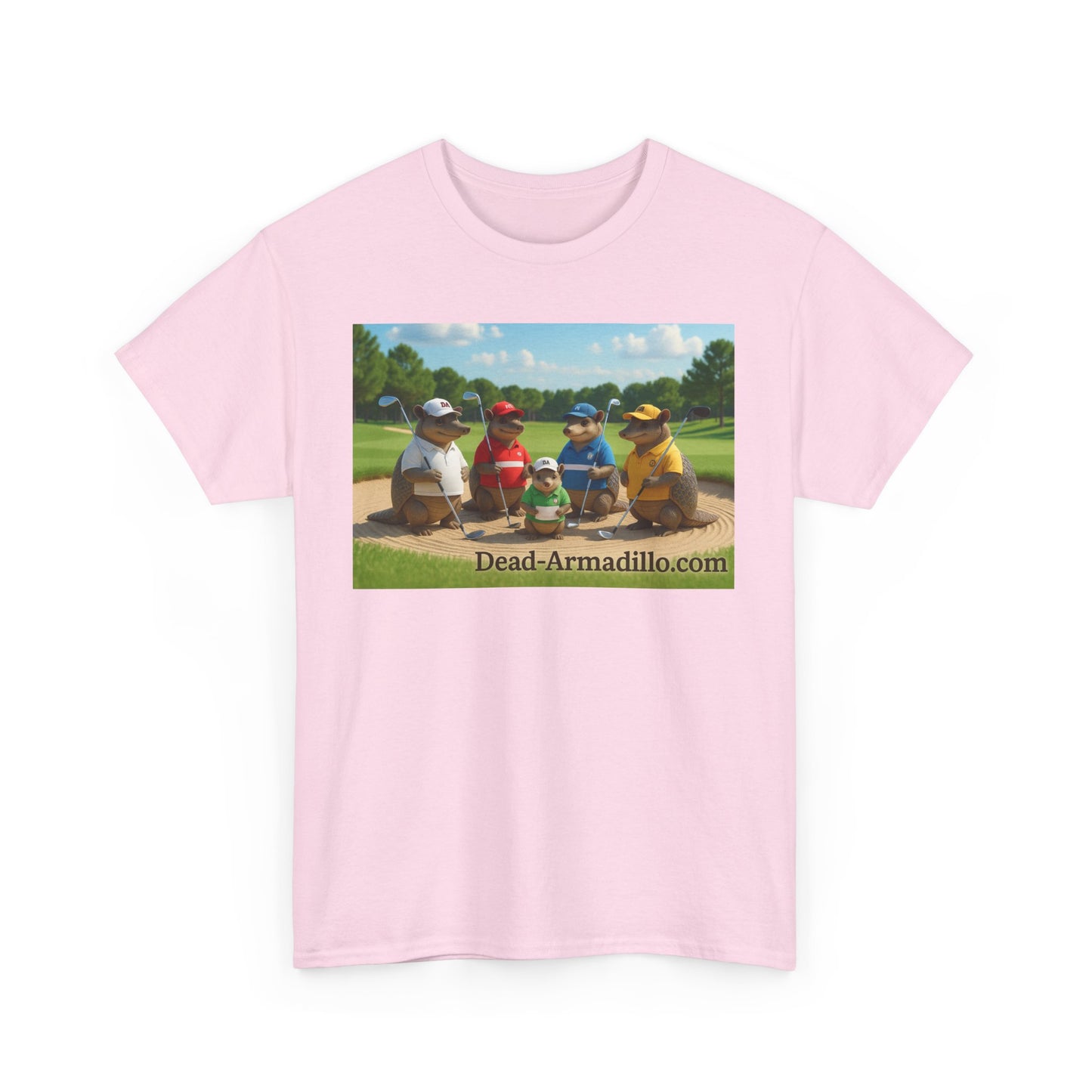 "Armadillo Golf T-Shirt | Funny Golf Gift | Great Day Group Photo Tee | Casual Wear| Birthday Celebrations | Unique Gift Idea | Graphic Tee"