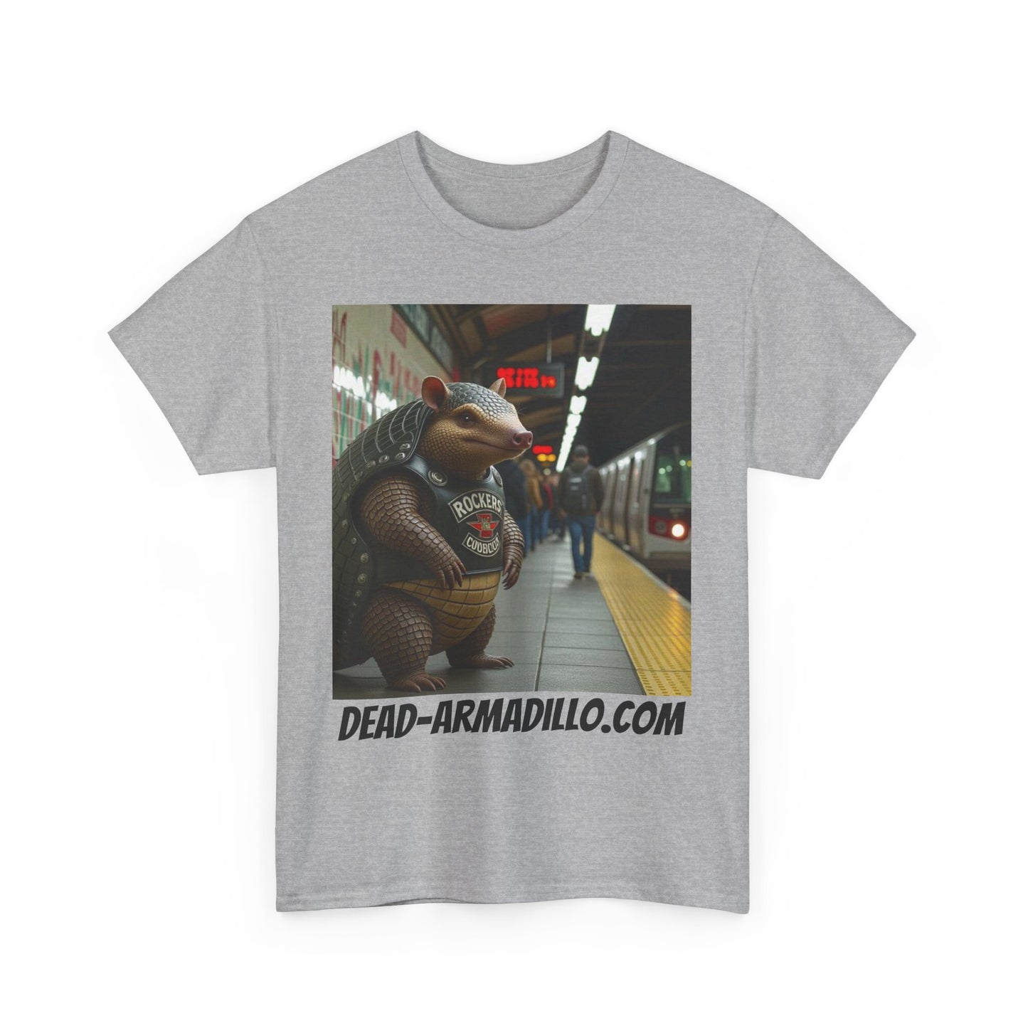 Graphic Tee | Armadillo Riding NYC Subway -| I Love New York | Quirky & Whimsical themed custom tees