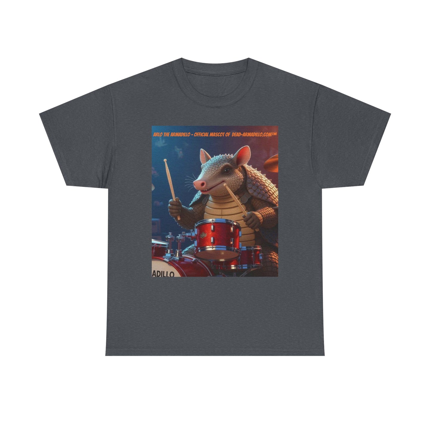 Arlo the Drumming Armadillo | Official Business Mascot | T-Shirt