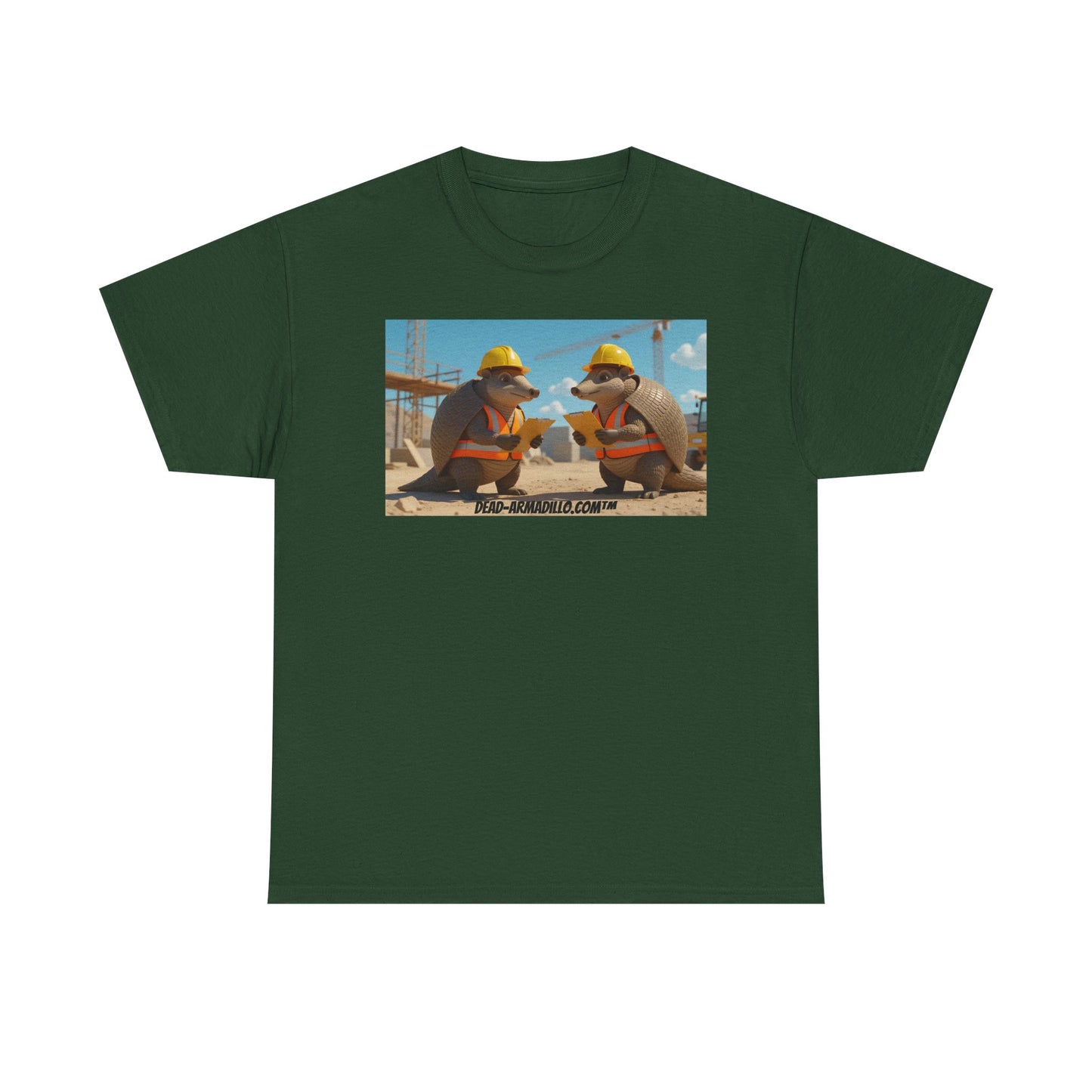 Tribute to the Builders | On the Job Site | Custom made Tees by Dead-Armadillo.com™ | Hard Working