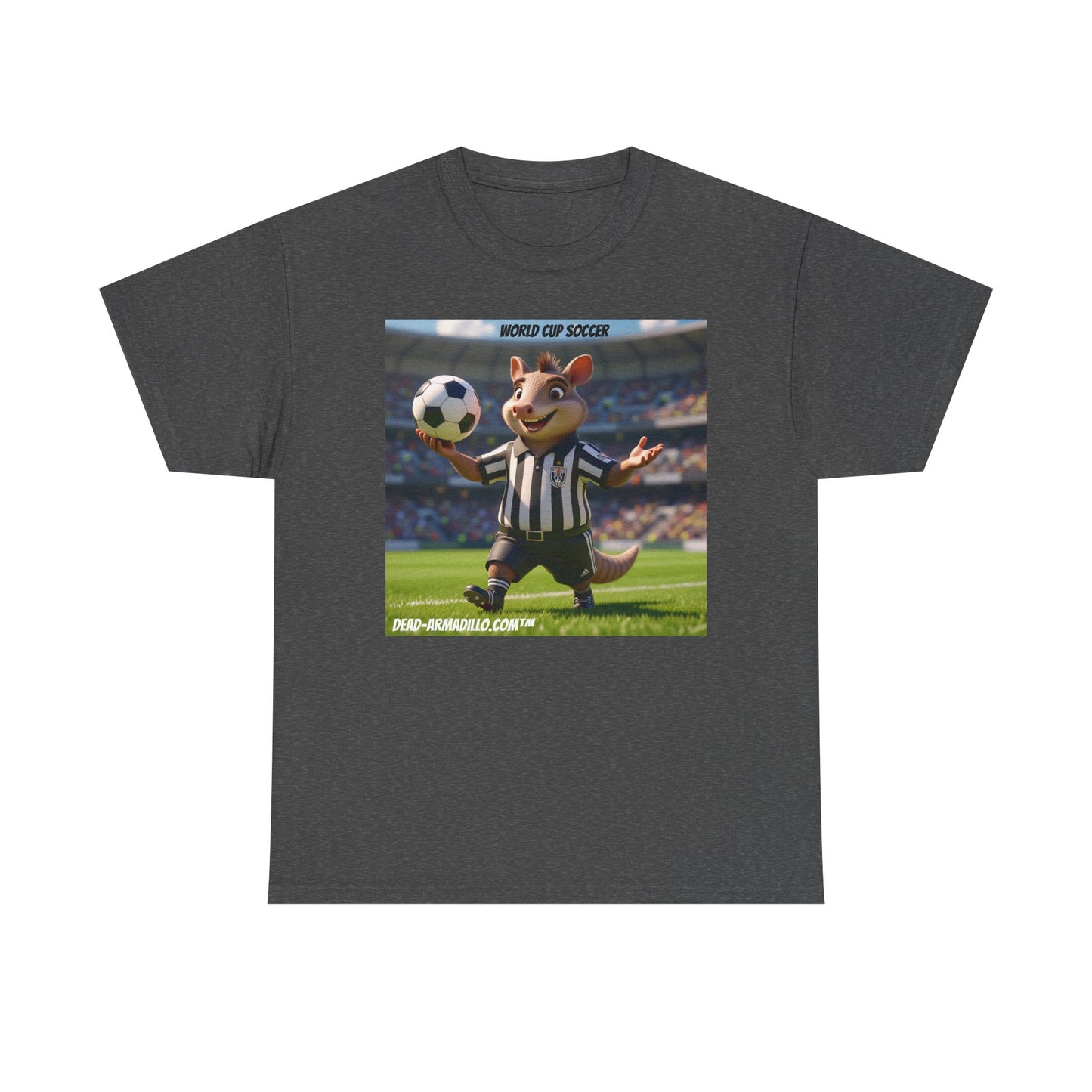 World Cup Soccer Graphic Tee | Referee | Custom made by Dead-Armadillo.com™ | Unisex Cotton T-Shirt | Sports Fans | Casual Wear | Gift for Soccer Lovers | Fun Sports Apparel"