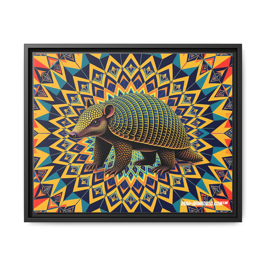 "Vibrant Armadillo Mandala Art"  (16"x 20")
