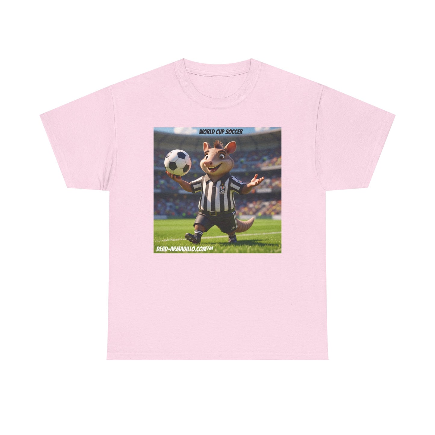 World Cup Soccer Graphic Tee | Referee | Custom made by Dead-Armadillo.com™ | Unisex Cotton T-Shirt | Sports Fans | Casual Wear | Gift for Soccer Lovers | Fun Sports Apparel"