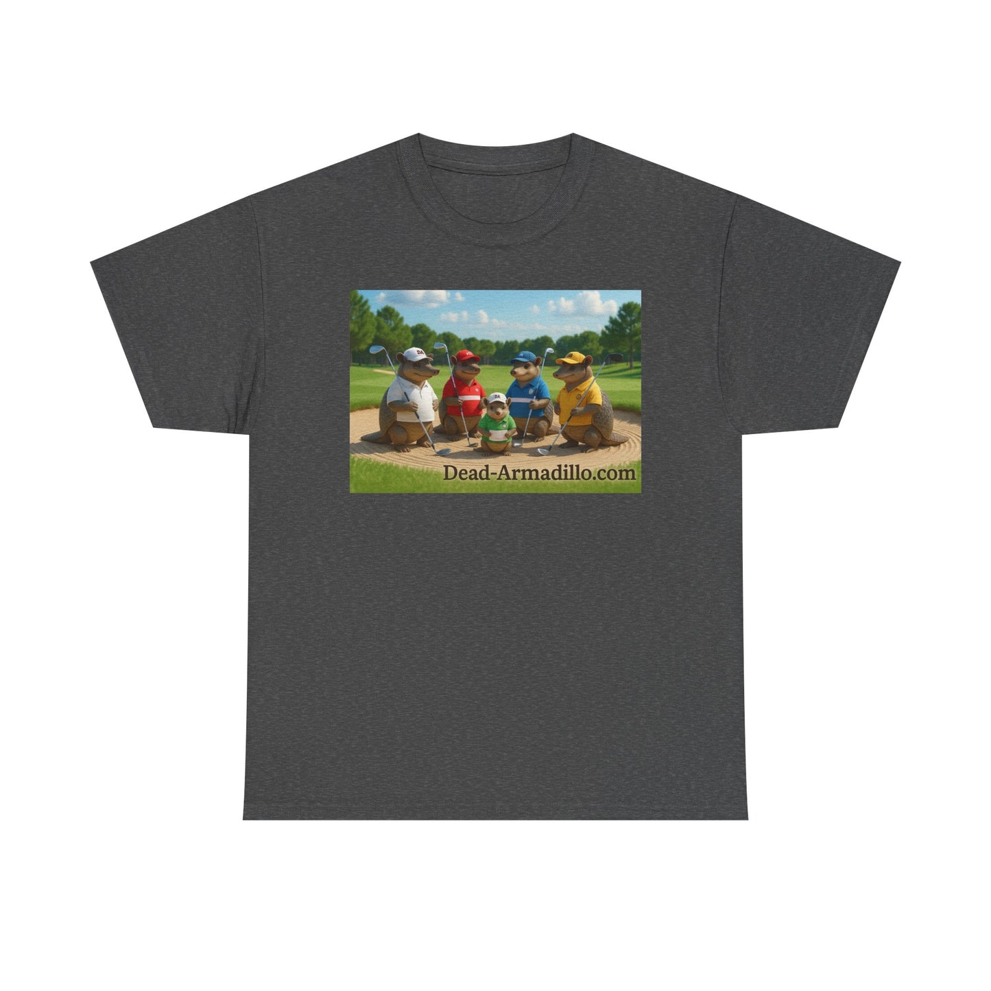 "Armadillo Golf T-Shirt | Funny Golf Gift | Great Day Group Photo Tee | Casual Wear| Birthday Celebrations | Unique Gift Idea | Graphic Tee"