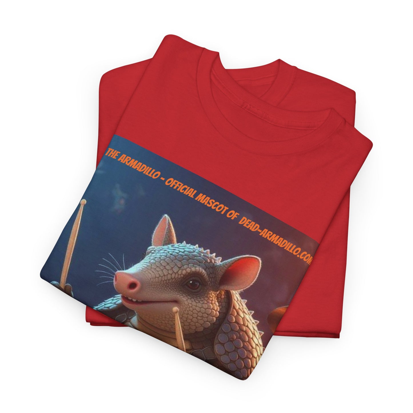 Arlo the Drumming Armadillo | Official Business Mascot | T-Shirt
