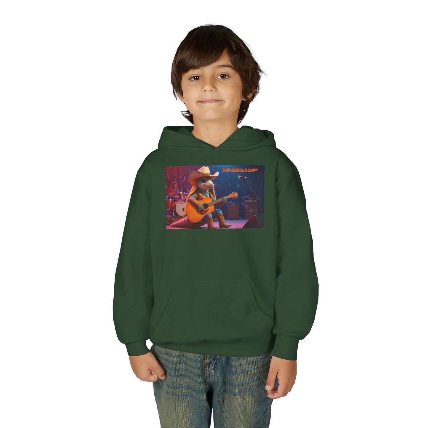 Custom Fleece Hoodie | created by Dead-Armadillo.com™ | Unisex Midweight | Kids Sized | Softstyle Fleece Hoodie