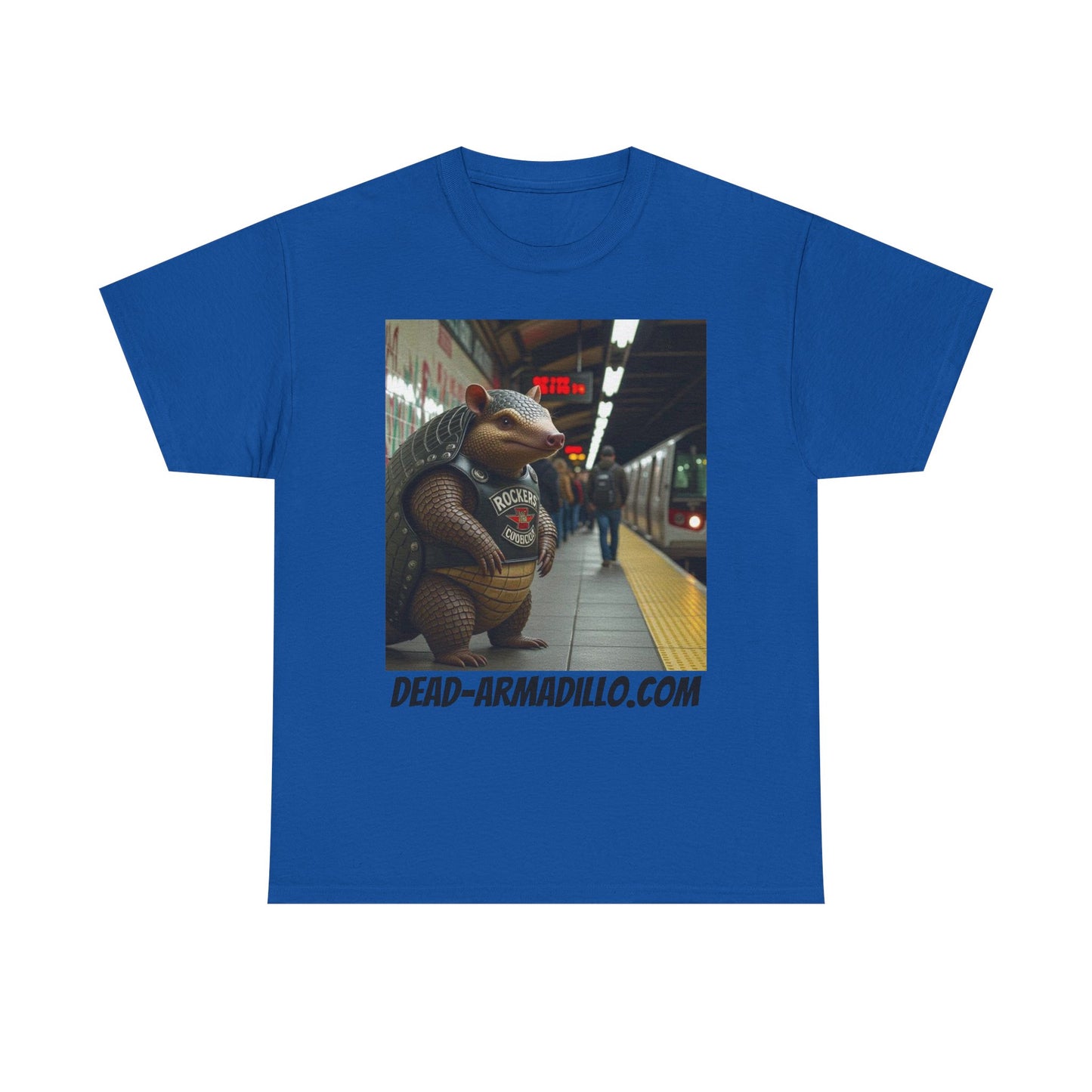 Graphic Tee | Armadillo Riding NYC Subway -| I Love New York | Quirky & Whimsical themed custom tees