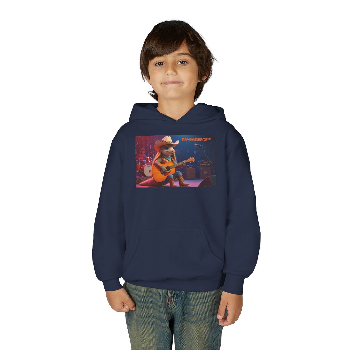Custom Fleece Hoodie | created by Dead-Armadillo.com™ | Unisex Midweight | Kids Sized | Softstyle Fleece Hoodie