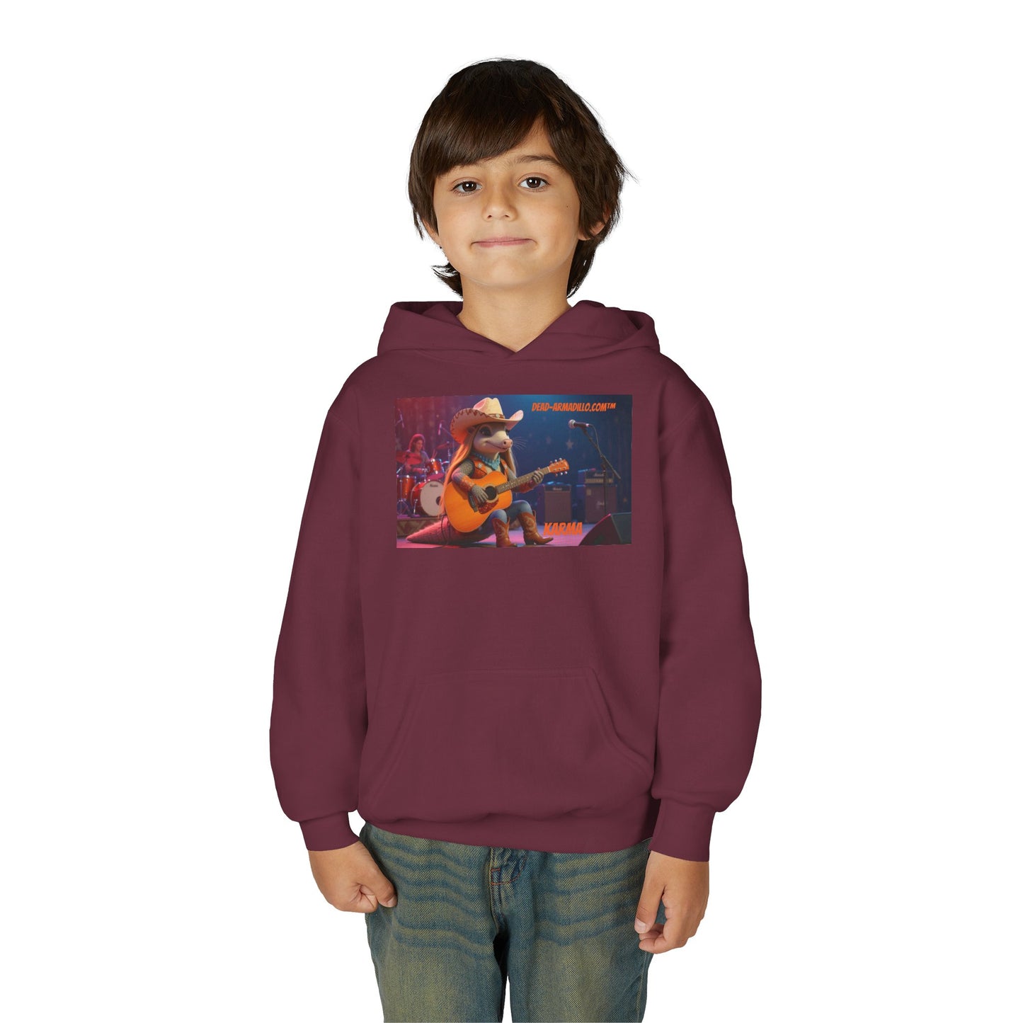 Custom Fleece Hoodie | created by  Dead-Armadillo.com™  | Unisex Midweight | Kids Sized |  Softstyle Fleece Hoodie