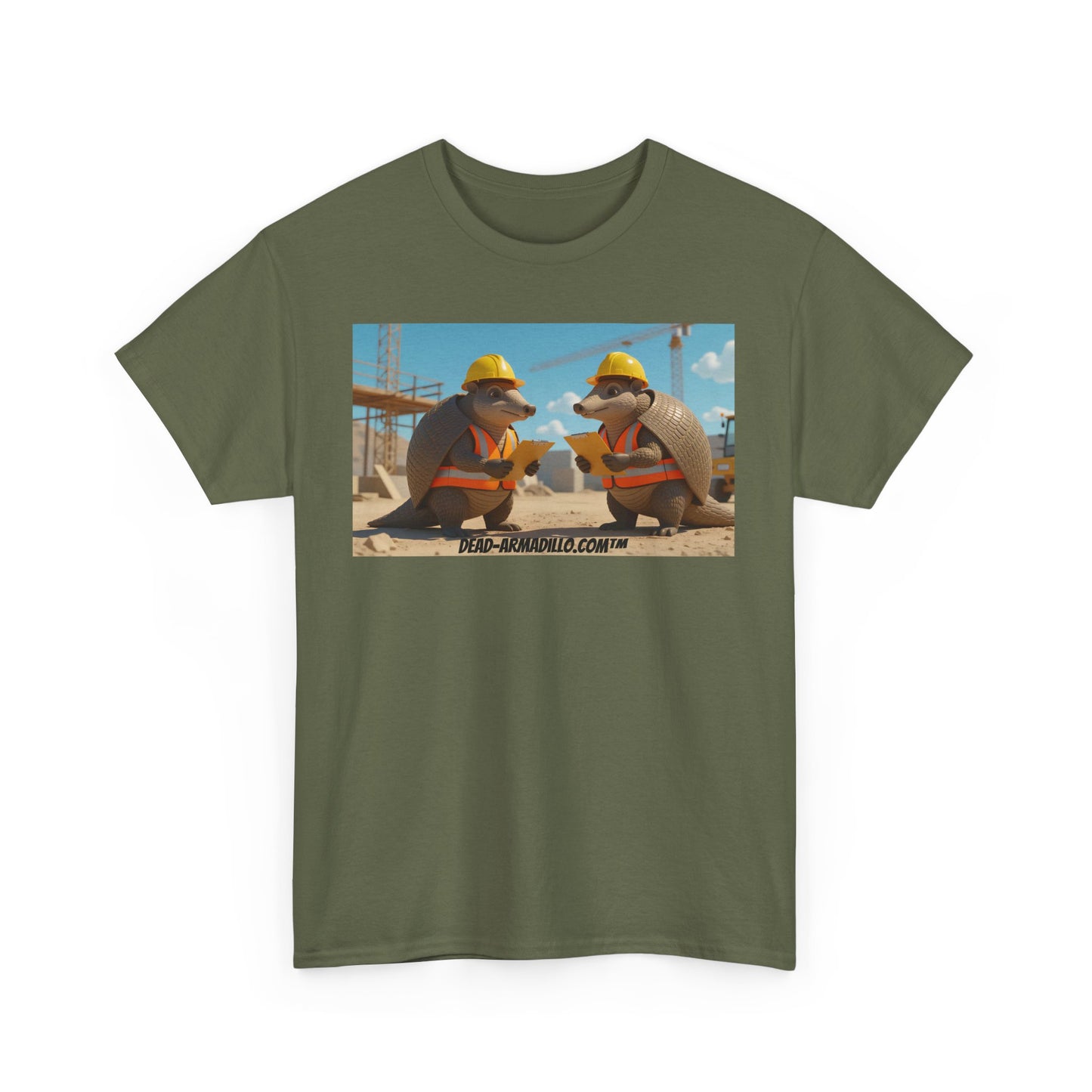 Tribute to the Builders | On the Job Site | Custom made Tees by Dead-Armadillo.com™ | Hard Working
