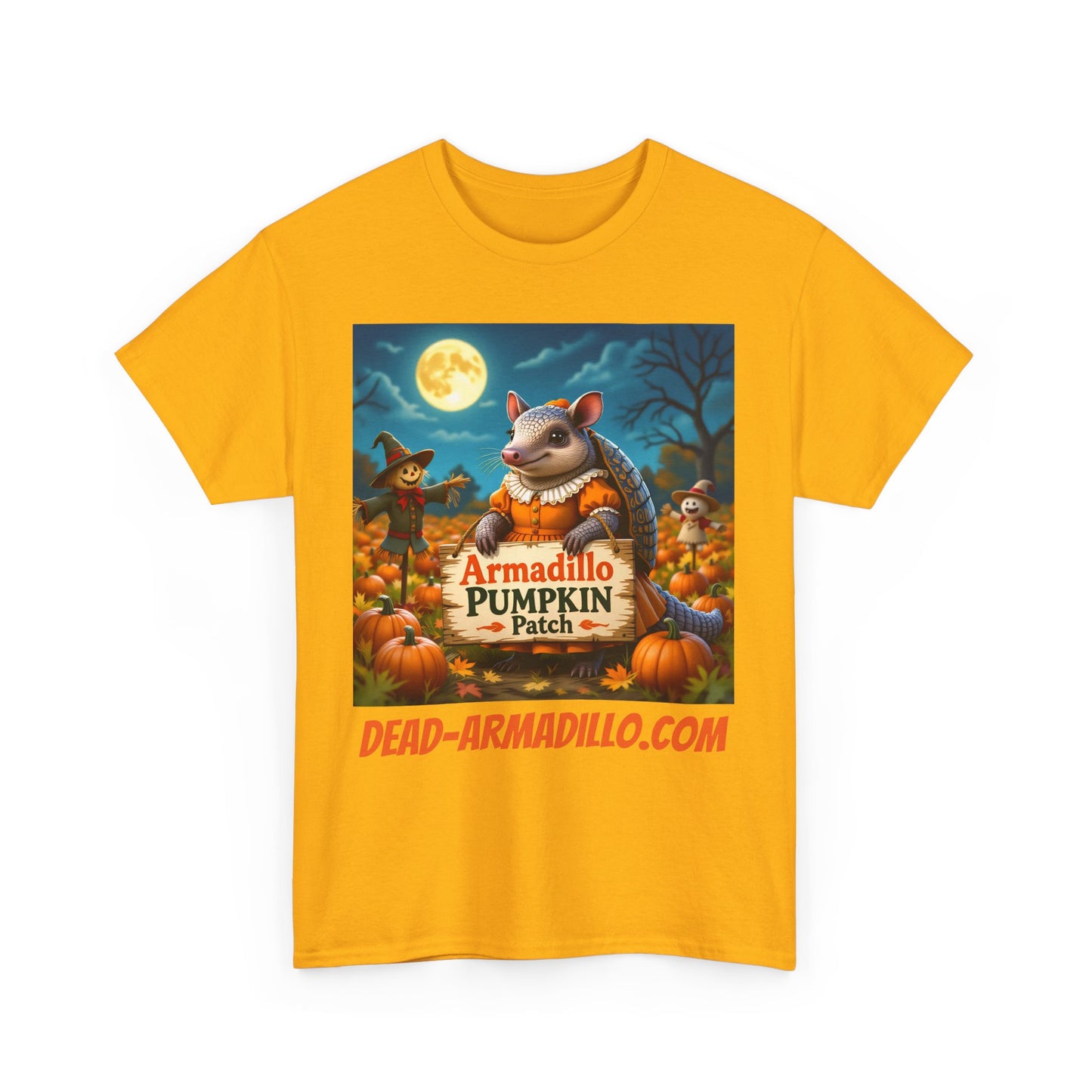 "Armadillo Halloween T-Shirt | Custom made | Quirky Whimsical | Spooky Fun Times"