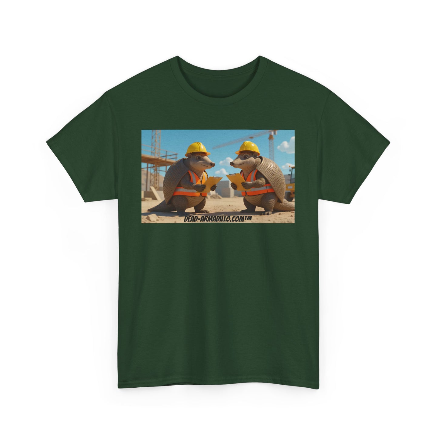 Tribute to the Builders | On the Job Site | Custom made Tees by Dead-Armadillo.com™ | Hard Working