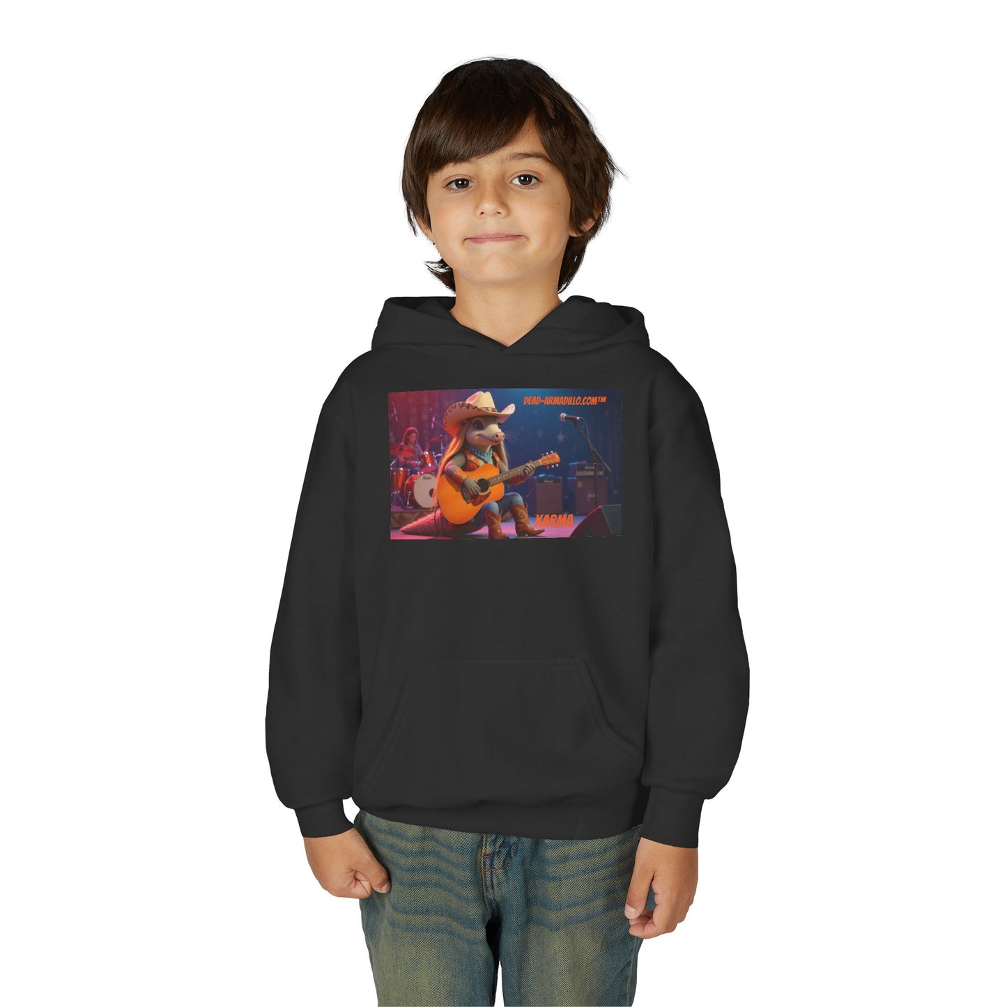 Custom Fleece Hoodie | created by  Dead-Armadillo.com™  | Unisex Midweight | Kids Sized |  Softstyle Fleece Hoodie