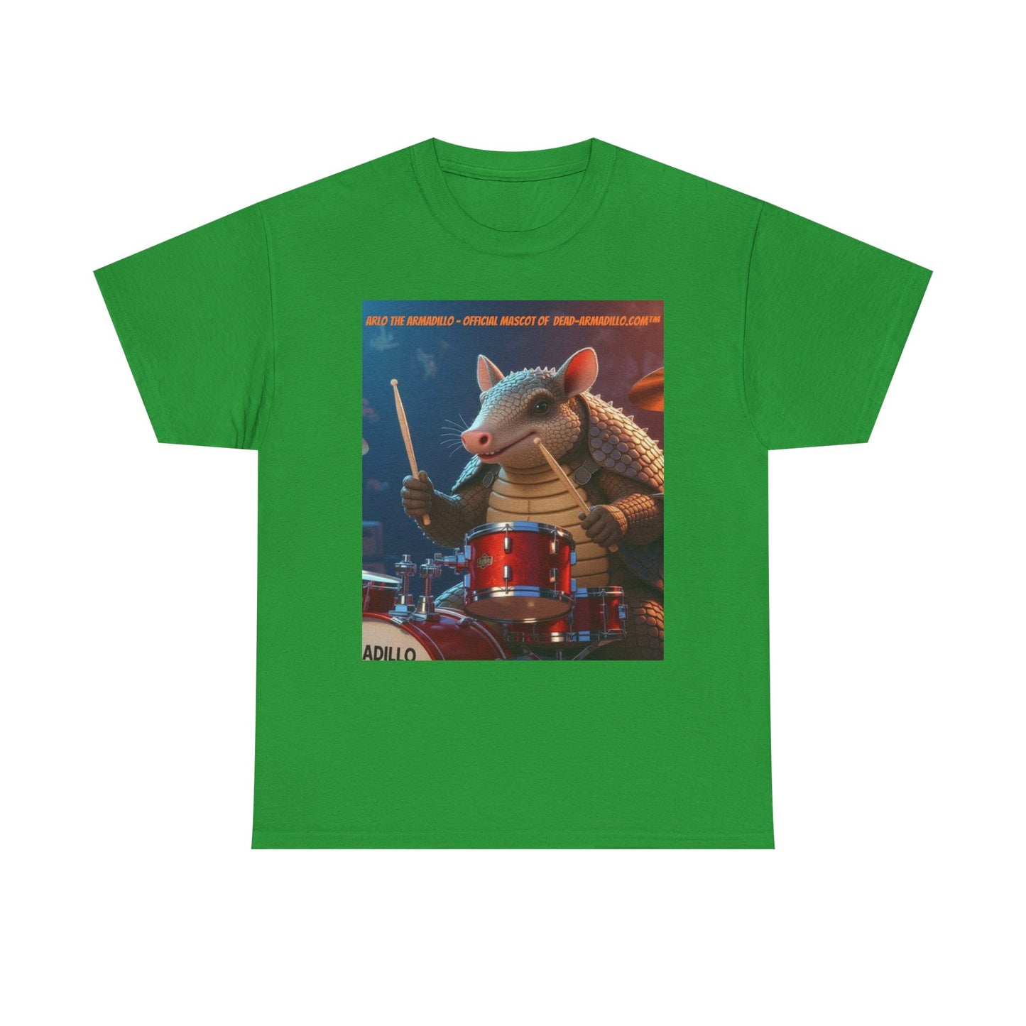 Arlo the Drumming Armadillo | Official Business Mascot | T-Shirt