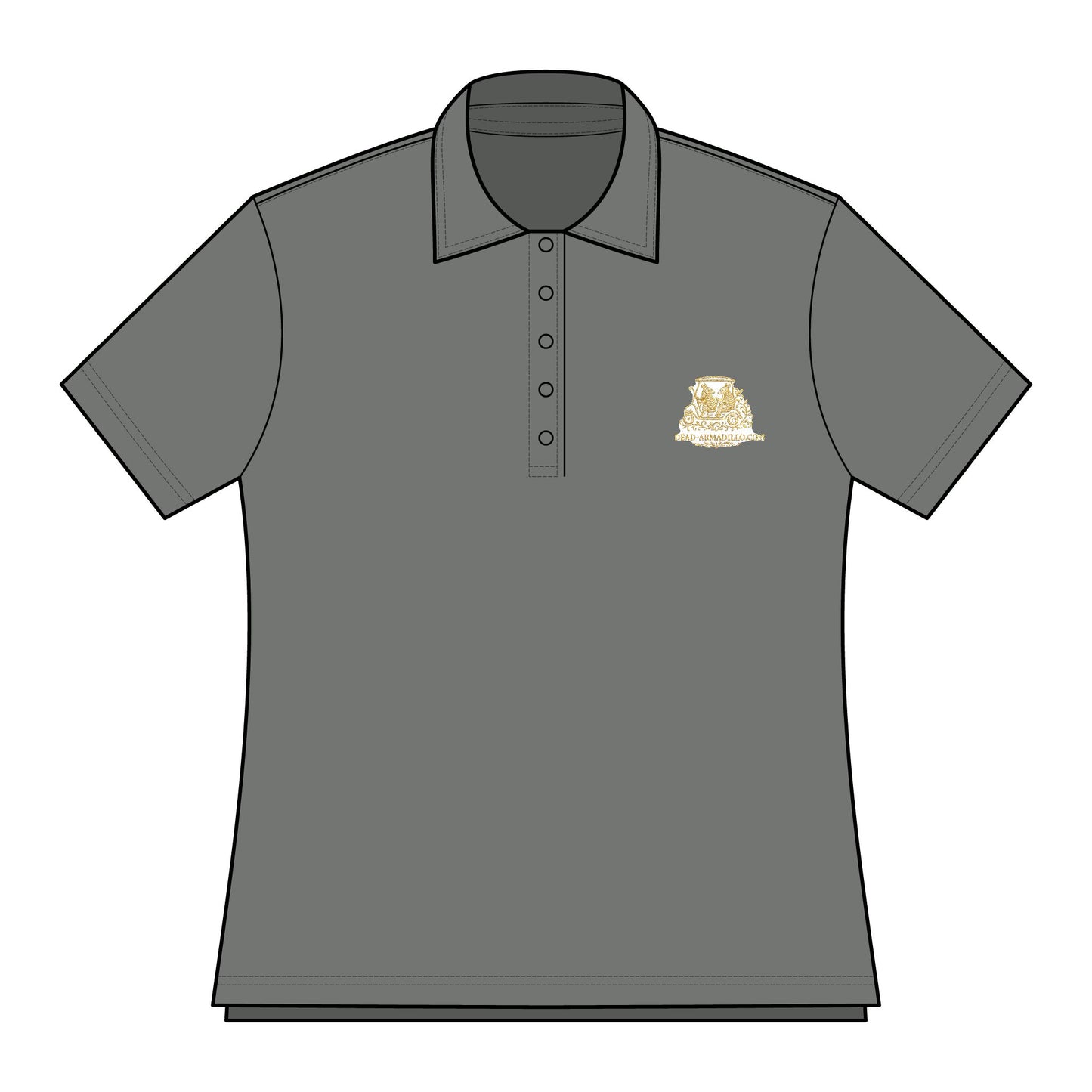 Women's Polo Shirt | Golf Themed | Elegant Armadillo Embroidered | Fall 2025 Release