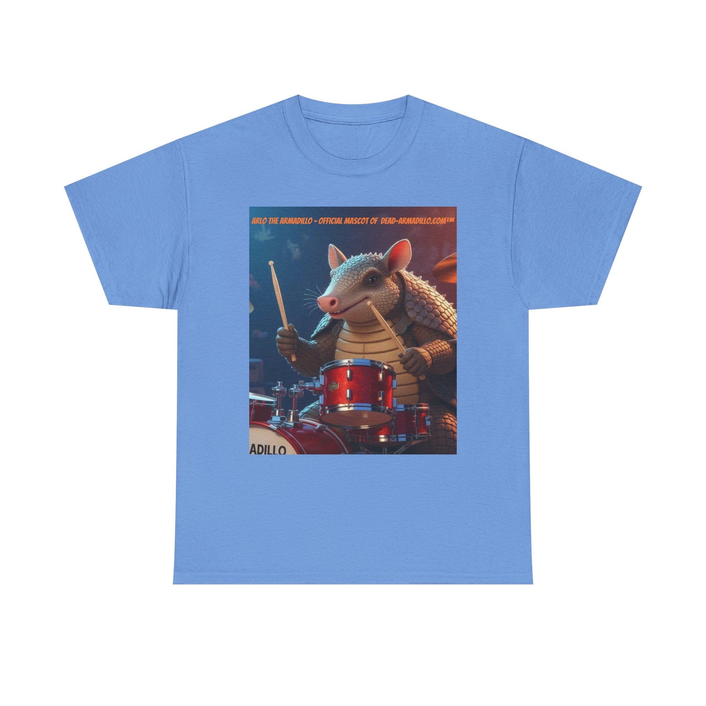 Arlo the Drumming Armadillo | Official Business Mascot | T-Shirt